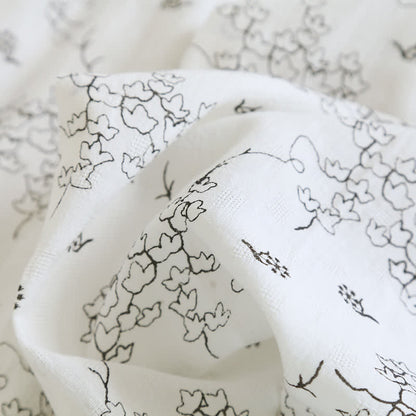 Unisex Kimono-Bademantel aus Baumwolle mit Blumenmuster - image 8
