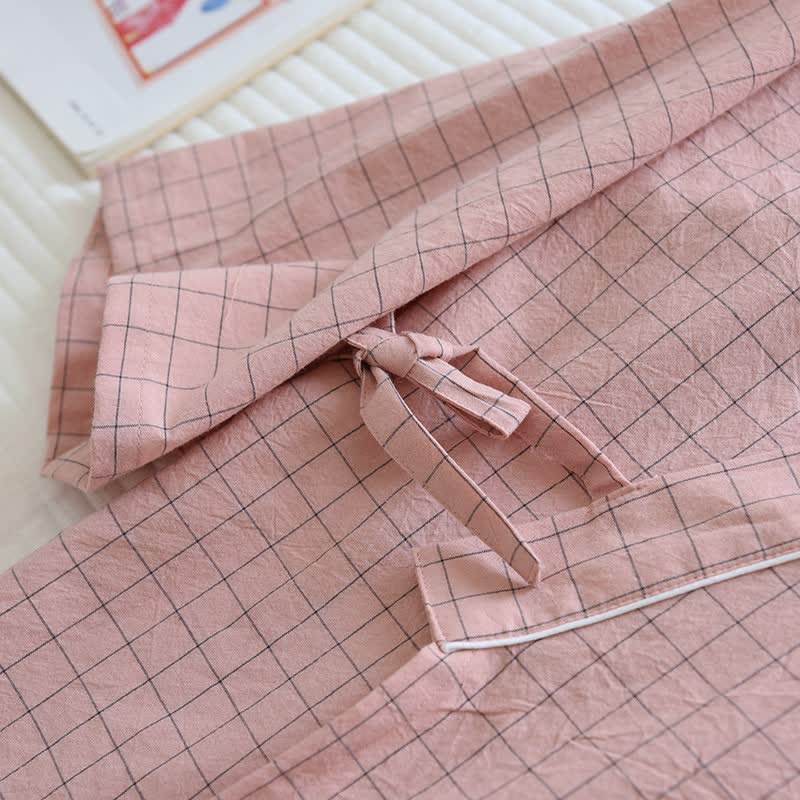Partner-Pyjamas aus Baumwolle im Kimono-Stil - image 13