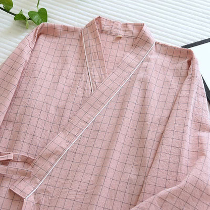 Partner-Pyjamas aus Baumwolle im Kimono-Stil - image 12