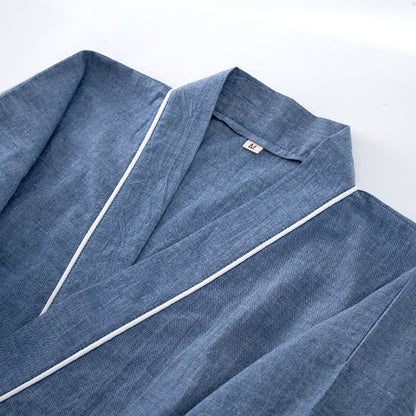 Unisex-Pyjama aus einfarbiger Baumwolle mit kurzen Ärmeln - image 9