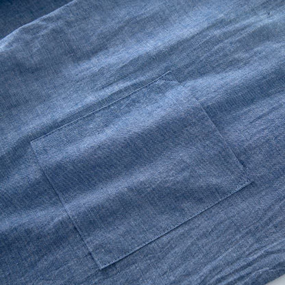 Unisex-Pyjama aus einfarbiger Baumwolle mit kurzen Ärmeln - image 11