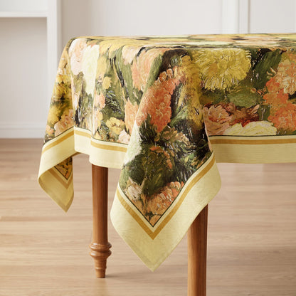 Elegante Tischdecke mit malerischem Blumenmuster - image 3