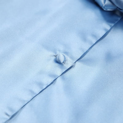 Einfarbiges Loungewear-Set für Damen mit Gürtel - image 6