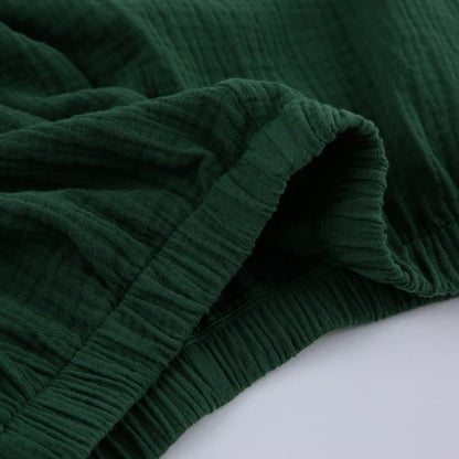 Kimono-Pyjama aus einfarbigem Baumwollgaze - image 15