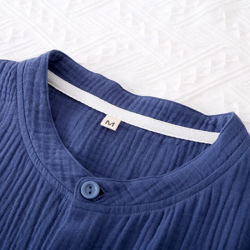 Loungewear-Set mit gemischtem Vichy-Karo-Muster - image 3
