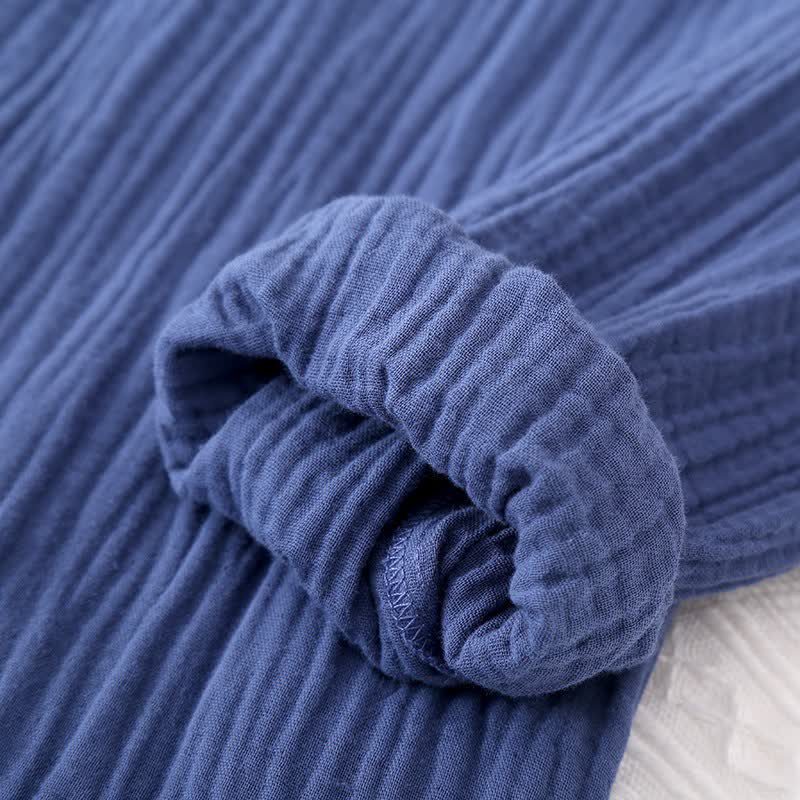 Loungewear-Set mit gemischtem Vichy-Karo-Muster - image 4