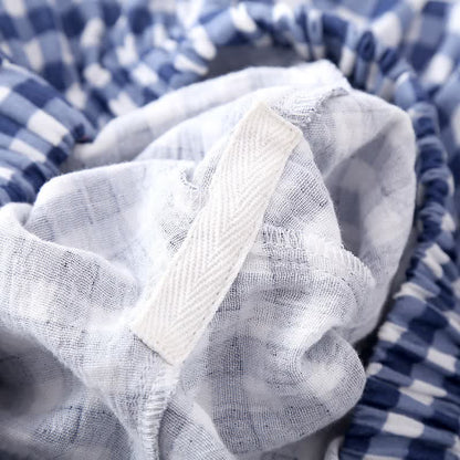 Loungewear-Set mit gemischtem Vichy-Karo-Muster - image 7