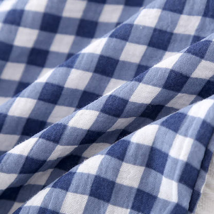 Loungewear-Set mit gemischtem Vichy-Karo-Muster - image 6