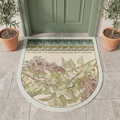 Mehrzweckteppich mit Fliederblumenmuster - image 1
