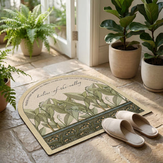 Vintage Maiglöckchen-Teppich - 120cm × 140cm - image 0