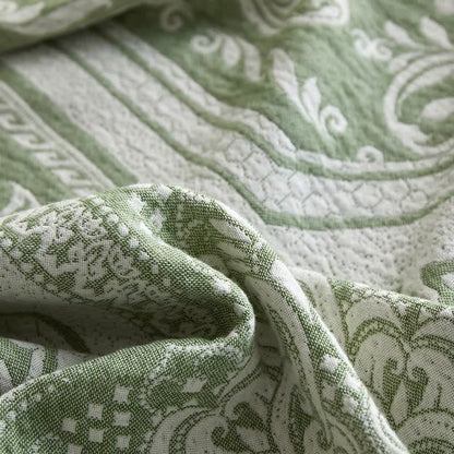 Baumwolldecke mit Damast-Paisley-Muster - image 16