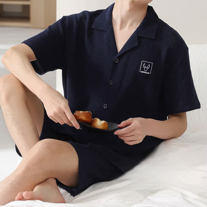 Ownkoti Unisex-Loungewear-Set aus Baumwollgaze - image 1
