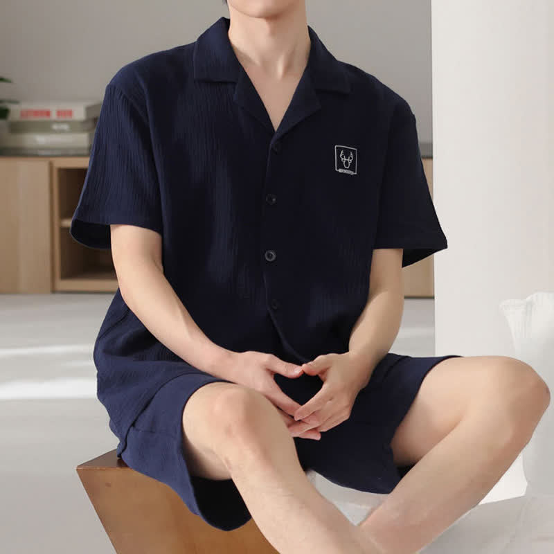 Ownkoti Unisex-Loungewear-Set aus Baumwollgaze - image 3