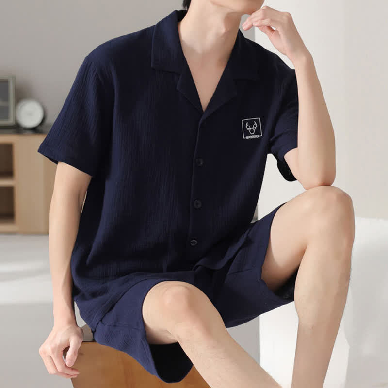 Ownkoti Unisex-Loungewear-Set aus Baumwollgaze - image 2