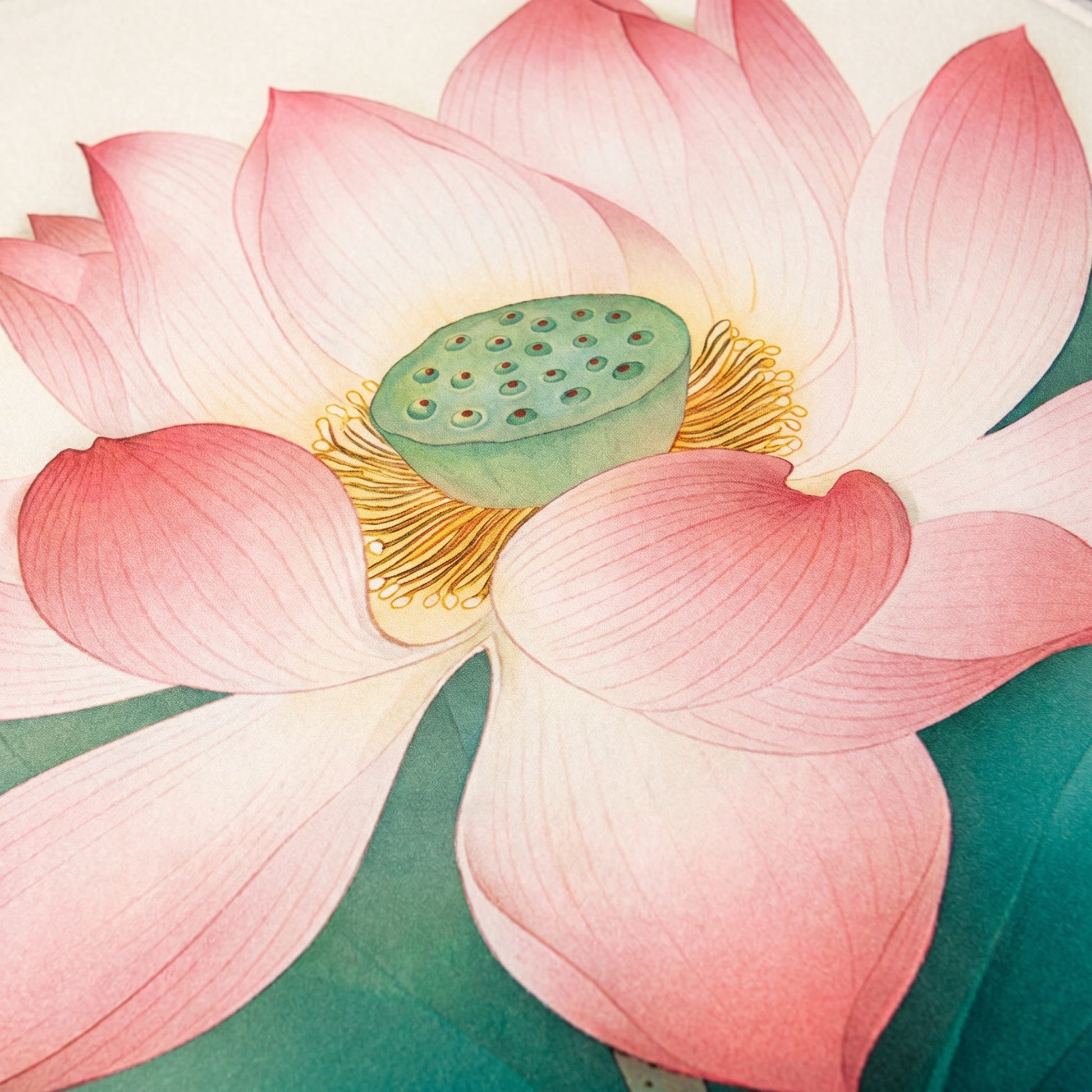 Orientalischer Lotusblumen-Badezimmerteppich - image 4