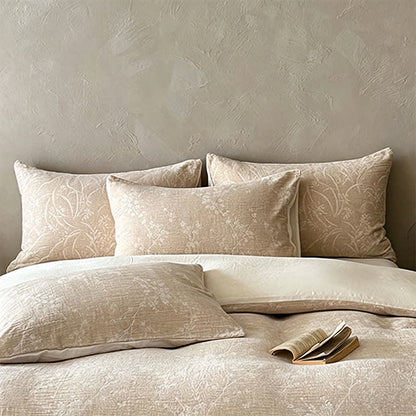 Bettwäsche-Set „Camel Botanical Blossom Jacquard Cotton“ - image 3