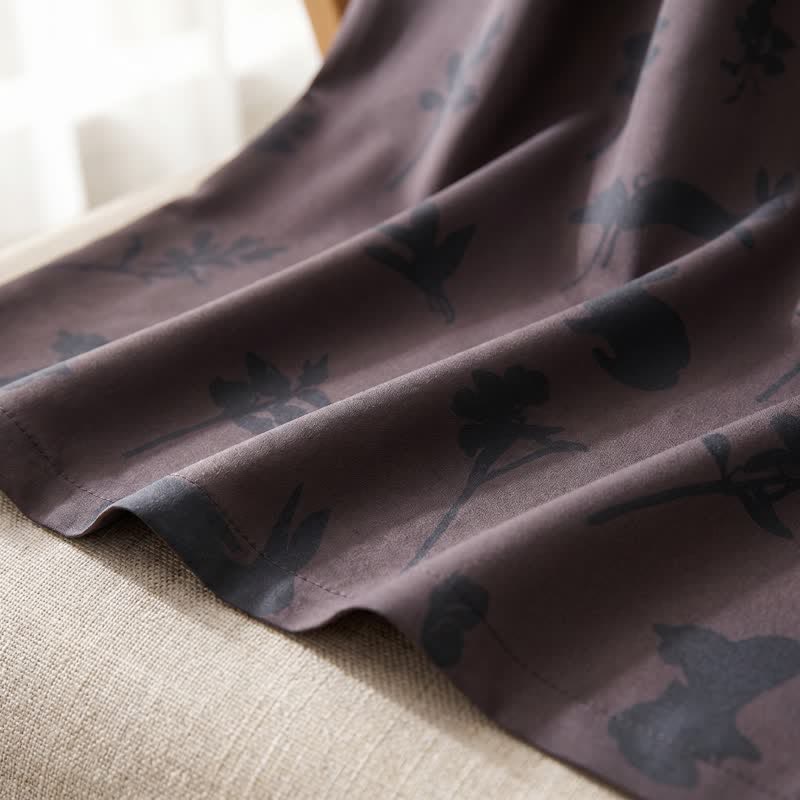 Loungewear-Set aus 100 % Baumwolle mit Kaninchen- und Pflanzenmuster - image 5