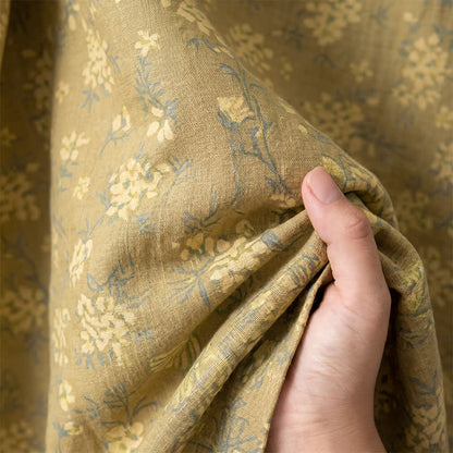 Wendbarer Kimono-Bademantel aus Baumwolle mit Blumenmuster - image 7