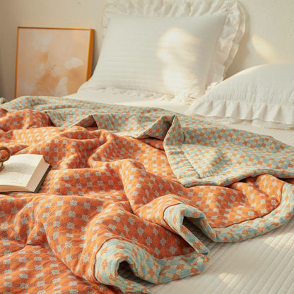 Wende-Steppdecke aus garngefärbtem Jacquard-Musselin - image 4
