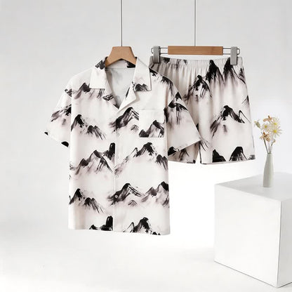 Unisex Loungewear-Set „Tinte Wash Mountain“ - image 1
