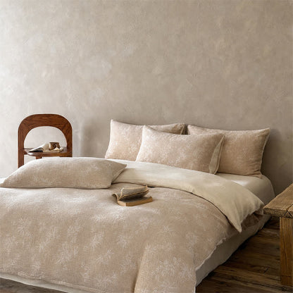 Bettwäsche-Set aus Kamel- und Bambuszweigen-Jacquard-Baumwolle - image 1