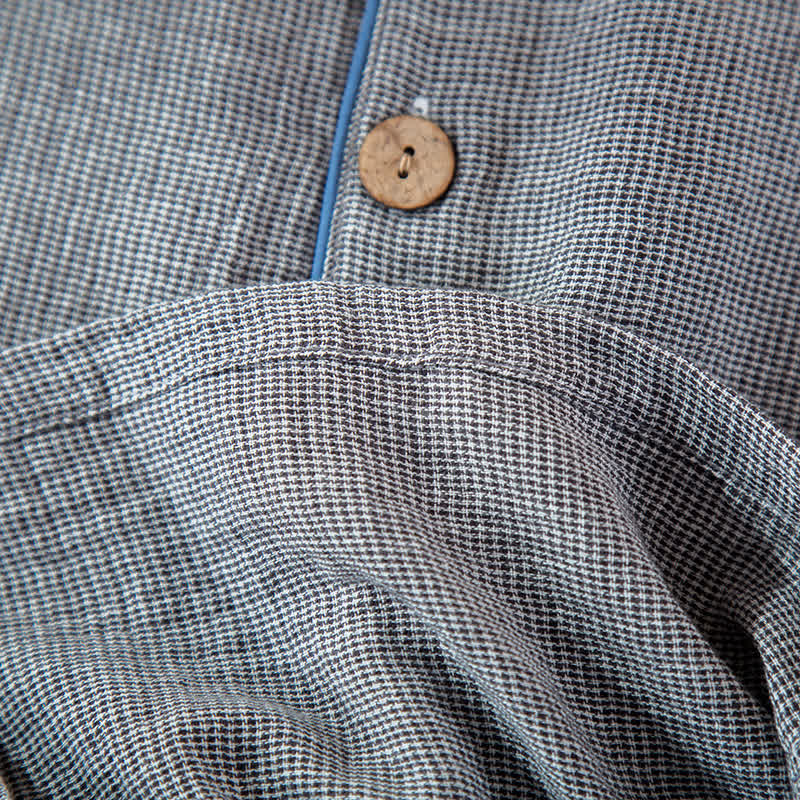 Minimalistischer Schlafanzug aus Musselin-Gaze - image 8