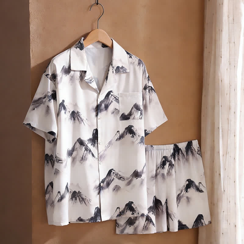 Unisex Loungewear-Set „Tinte Wash Mountain“ - image 2