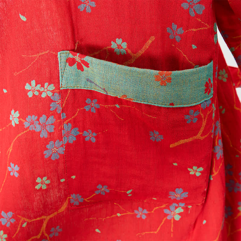 Kimono-Bademantel aus Musselin mit kurzen Ärmeln - image 15