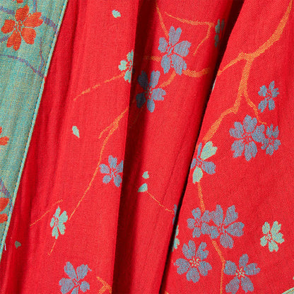 Kimono-Bademantel aus Musselin mit kurzen Ärmeln - image 17