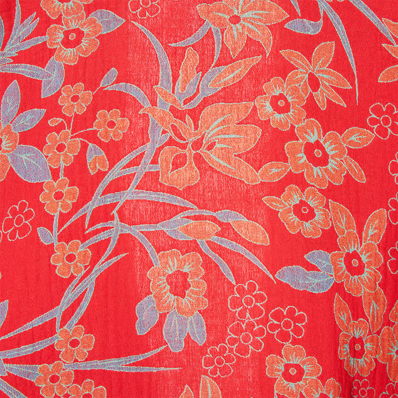 Kimono-Bademantel aus böhmischem Musselin mit Blumenmuster - image 8
