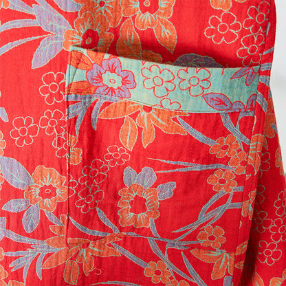 Kimono-Bademantel aus böhmischem Musselin mit Blumenmuster - image 6