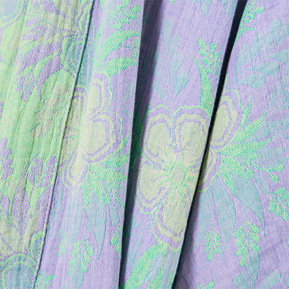 Erfrischender Kimono-Bademantel aus doppellagigem Gaze mit floralem Muster - image 7
