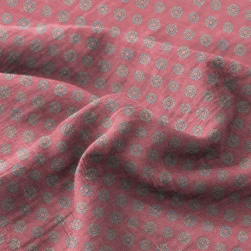 Tagesdecke aus Baumwolldoppelgaze mit Vintage-Muster - image 3