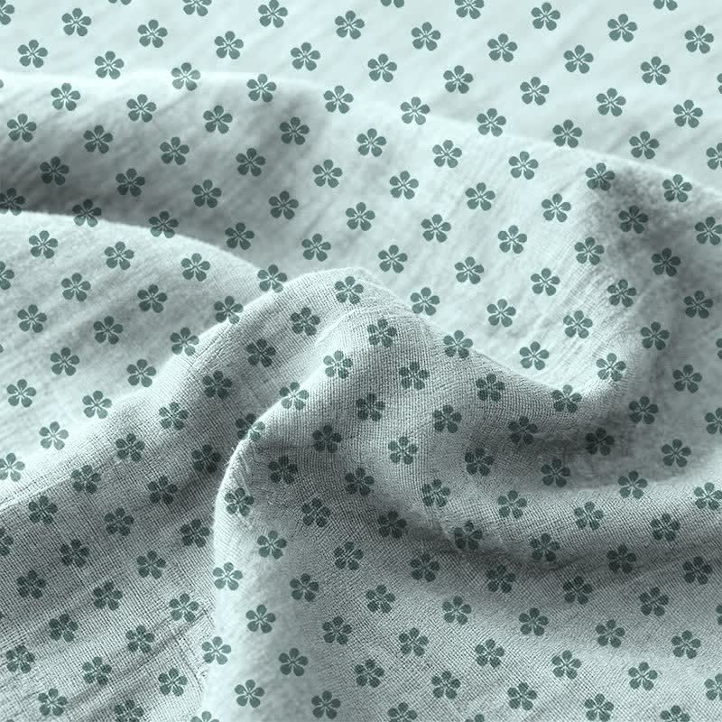 Tagesdecke aus doppellagigem Baumwollgewebe mit Kirschblütenmuster - image 3