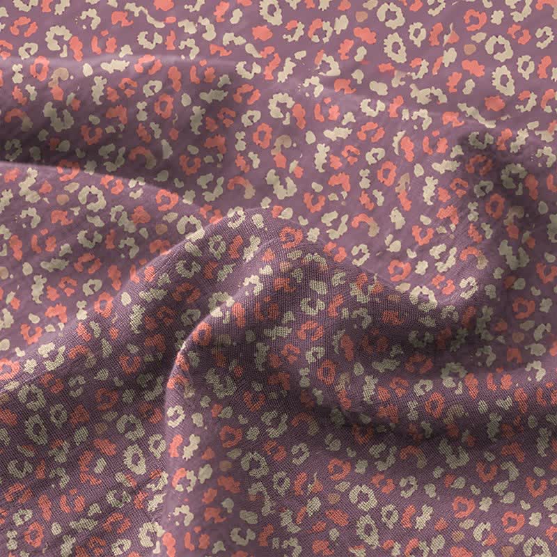 Tagesdecke aus doppellagigem Baumwollgaze mit Leopardenmuster - image 2