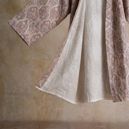 Boho Vintage Kimono-Bademantel aus Baumwollgaze - image 5