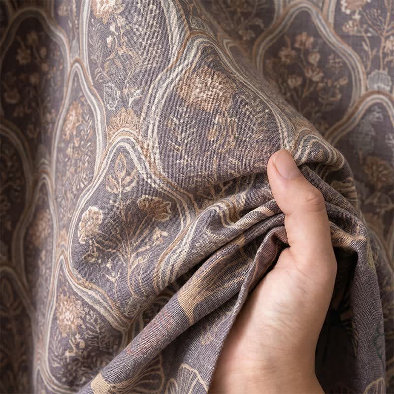Boho Vintage Kimono-Bademantel aus Baumwollgaze - image 8