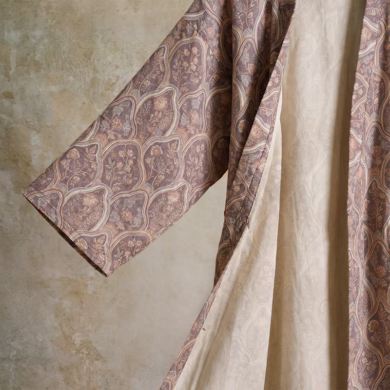 Boho Vintage Kimono-Bademantel aus Baumwollgaze - image 6