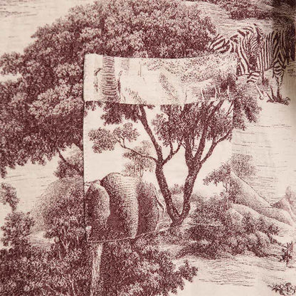Kimono-Bademantel aus Baumwolle mit Toile-Print - image 15