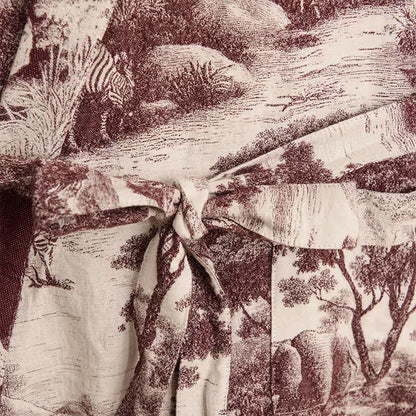 Kimono-Bademantel aus Baumwolle mit Toile-Print - image 16