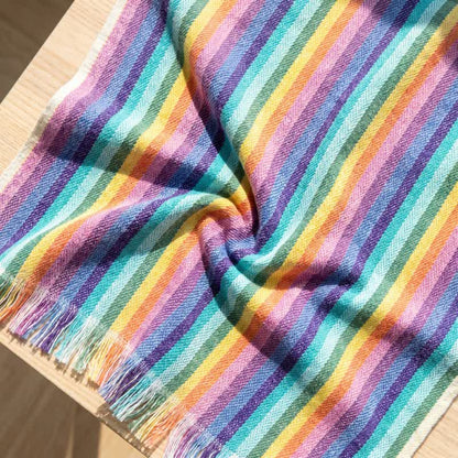 Regenbogenfarbenes, atmungsaktives Baumwollhandtuch - image 4