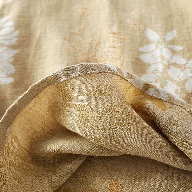 Loungewear-Set aus Baumwolle mit Blumenmuster und chinesischem Knoten - image 11