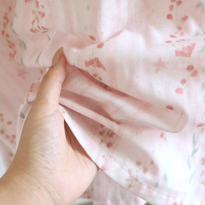 Kimono-Nachthemd/Loungewear aus geblümtem Baumwollgaze - image 8