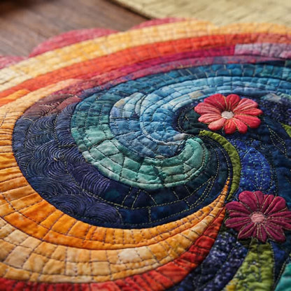 Platzset aus Polyester mit Regenbogenwirbel im Boho-Stil - image 4