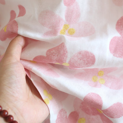 Sakura Blumenmuster Kimono-Nachthemd aus Baumwollgaze - image 12
