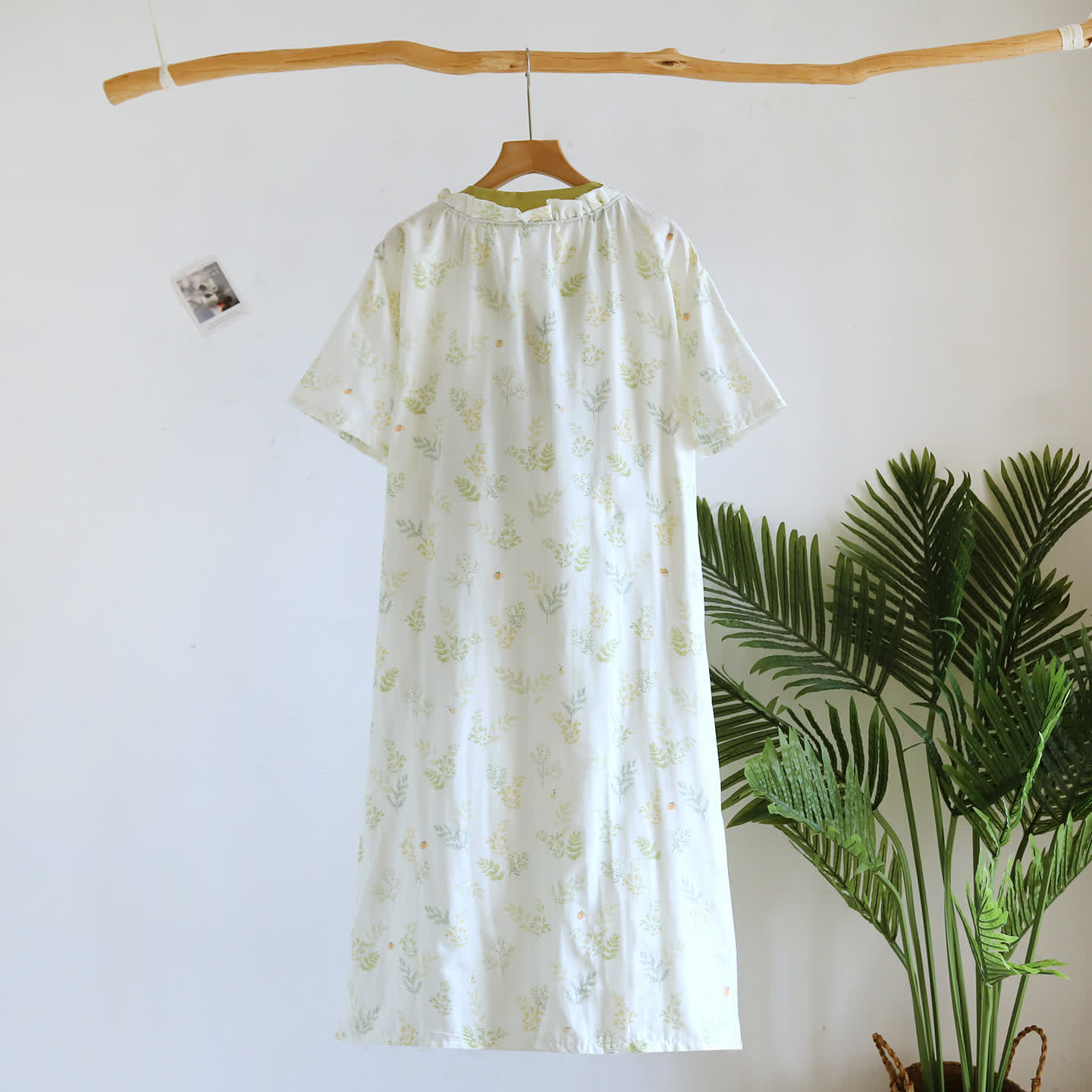 Yukata-Kleid aus Baumwollgaze mit Waldherbarium - image 2