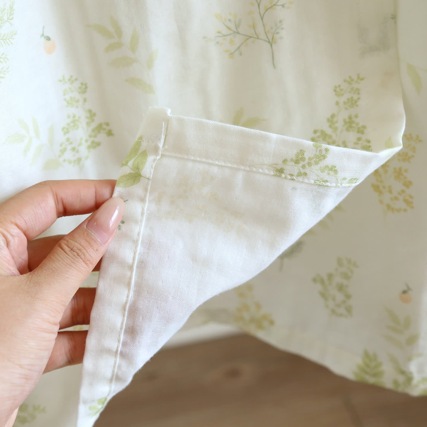 Yukata-Kleid aus Baumwollgaze mit Waldherbarium - image 8