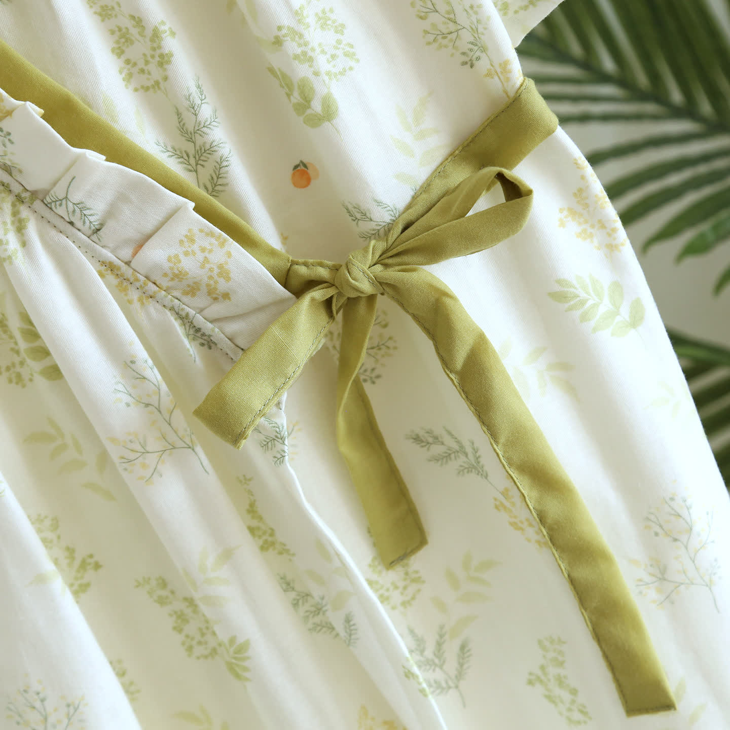 Yukata-Kleid aus Baumwollgaze mit Waldherbarium - image 6