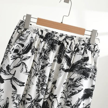 Pyjama-Set mit monochromem botanischem Muster - image 7