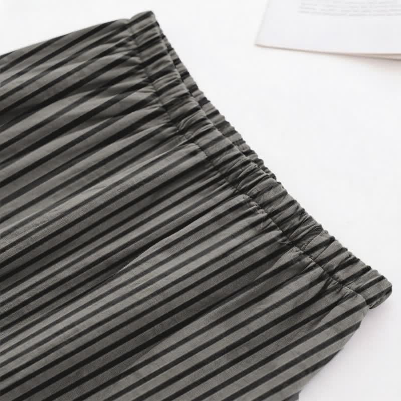 Unisex-Pyjama-Set aus Modal mit Streifen - image 4